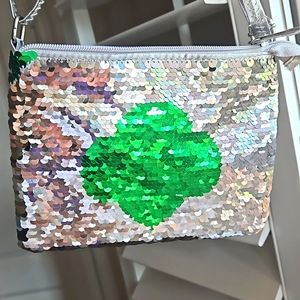 Girl Scouts purse NWOT flippies sequins